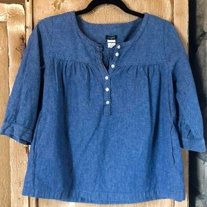 JCrew Babydoll Top